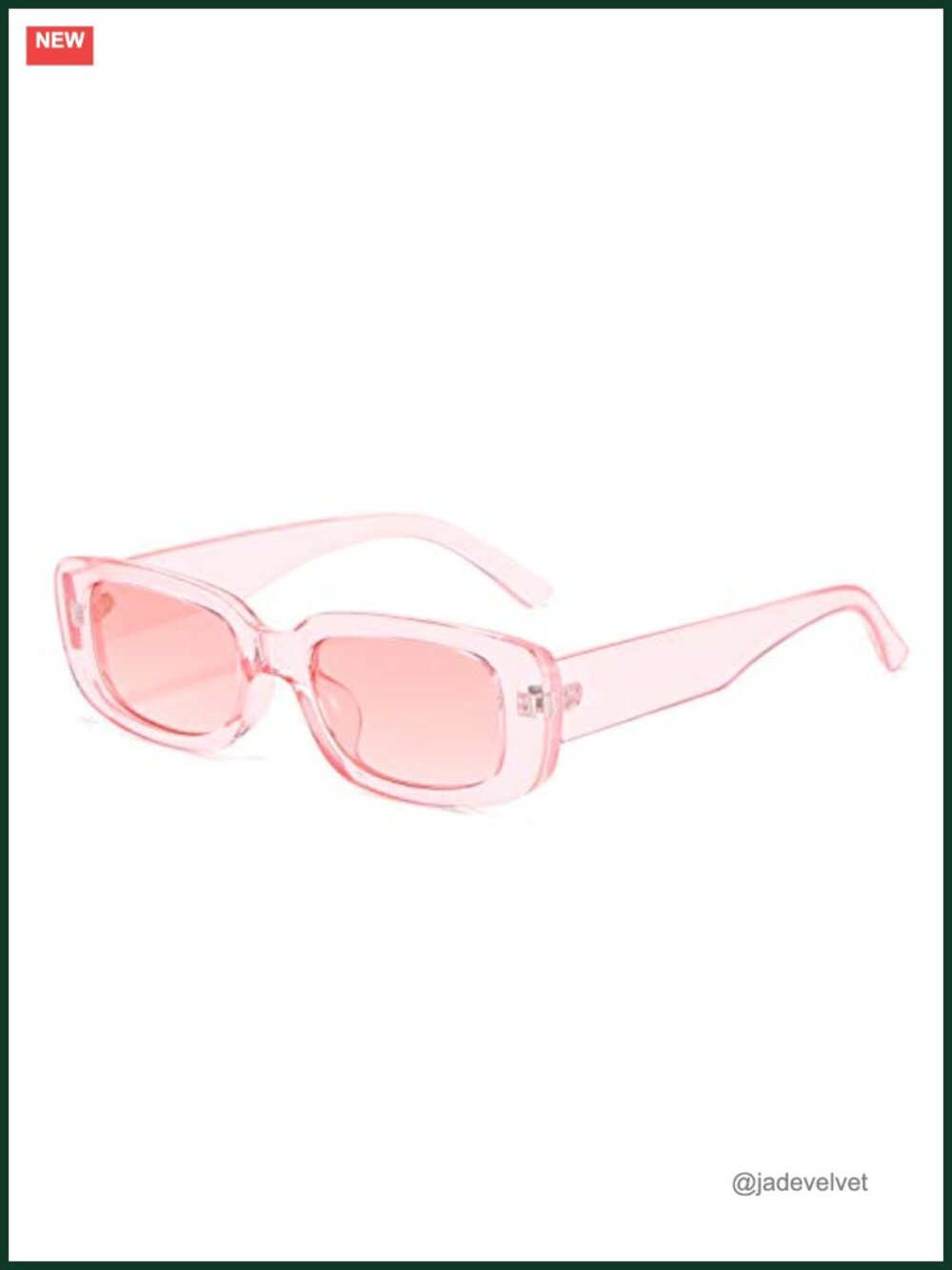 Retro Rectangle Sunglasses for Women Driving Narrow Square Frame Plastic UV400